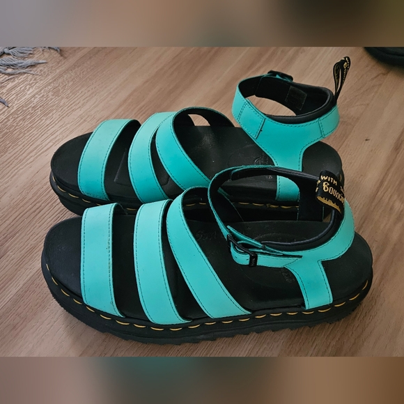Dr. Martens Turquoise Sandals - Picture 1 of 6